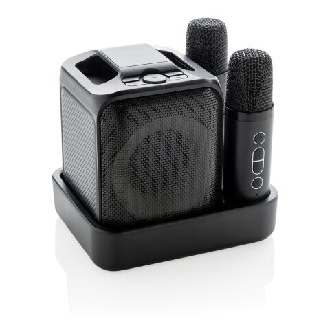 Set karaoké avec double micro en plastique RCS SingVIBE noir | sans marquage | non disponible | non disponible