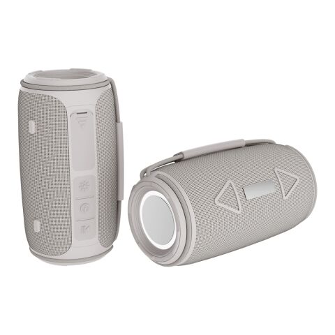 Enceinte 16W étanche IPX4 en plastique recyclé RCS Prisma gris | sans marquage | non disponible | non disponible