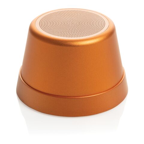 Haut-parleur magnétique 5W en aluminium recyclé RCS Nivio orange | sans marquage | non disponible | non disponible