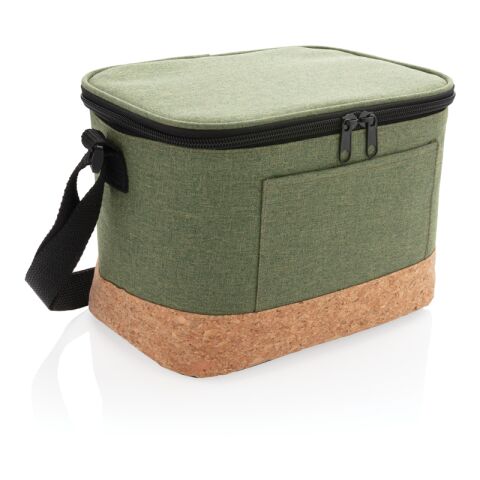 Sac isotherme double ton avec finition liège vert | sans marquage | non disponible | non disponible | non disponible