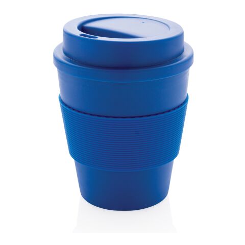 Mug en PP recyclable avec couvercle à vis 350ml bleu | sans marquage | non disponible | non disponible