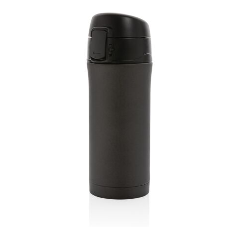 Mug à verrouillage facile métallique mat noir | sans marquage | non disponible | non disponible