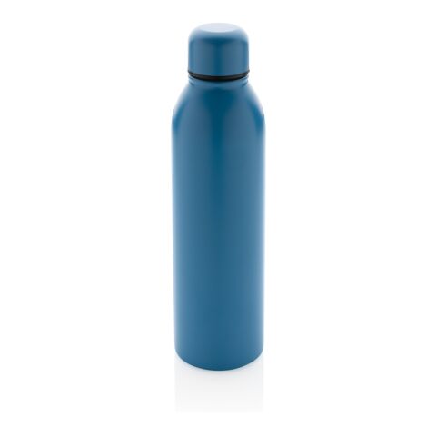 Bouteille isotherme en acier inoxydable recyclé RCS bleu | sans marquage | non disponible | non disponible
