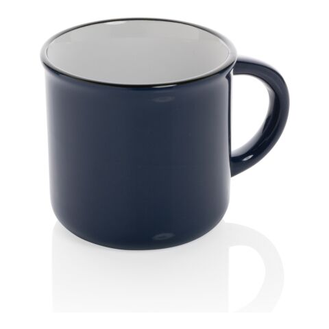 Mug céramique vintage bleu | sans marquage | non disponible | non disponible