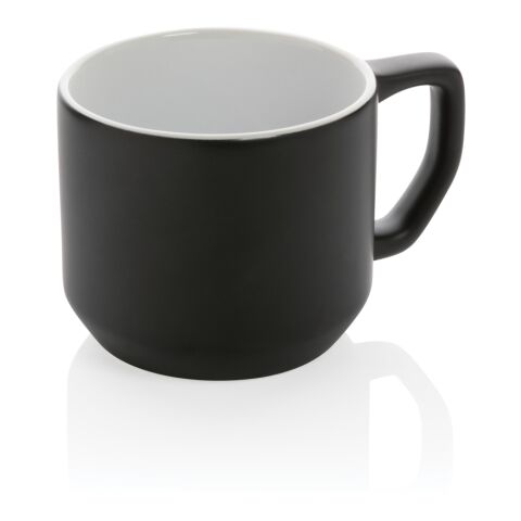 Mug céramique moderne noir-blanc | sans marquage | non disponible | non disponible