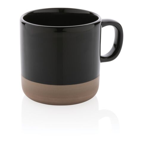 Tasse en céramique émaillée noir | sans marquage | non disponible | non disponible