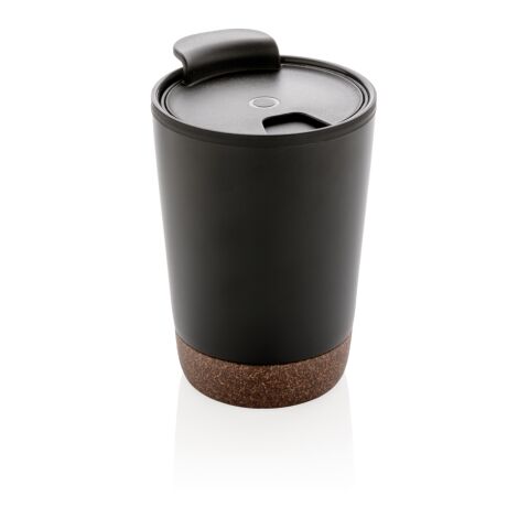 Mug en liège 300ml noir | sans marquage | non disponible | non disponible | non disponible