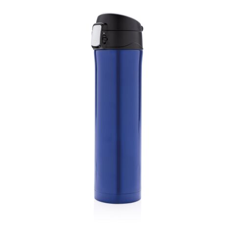 Bouteille 450ml verrouillage facile en plastique recyclé RCS bleu | sans marquage | non disponible | non disponible
