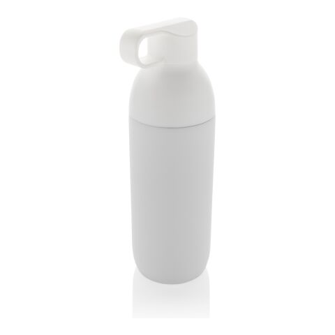 Bouteille iso 540ml en acier inoxydable recyclé Flow RCS blanc | sans marquage | non disponible | non disponible