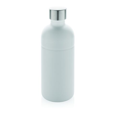 Bouteille pour boisson gazeuse en acier recyclé RCS blanc | sans marquage | non disponible | non disponible