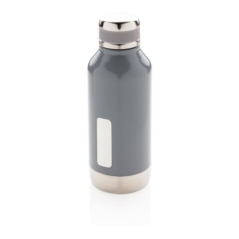 Bouteille étanche avec plaque gris | sans marquage | non disponible | non disponible | non disponible