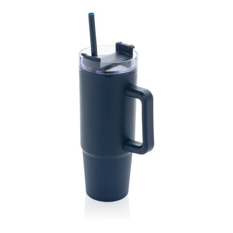 Mug 900ml avec poignée en plastique recyclé RCS Tana blue marin | sans marquage | non disponible | non disponible