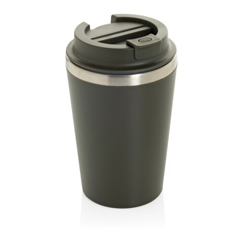 Mug 350ml à double paroi en PP recyclé RCS Java vert | sans marquage | non disponible | non disponible