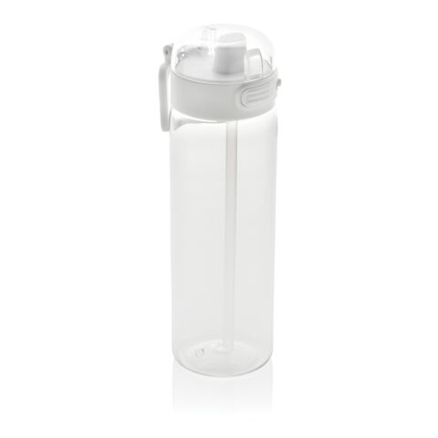 Bouteille d&#039;eau étanche sport 800ml en rPET RCS SipnLock blanc | sans marquage | non disponible | non disponible