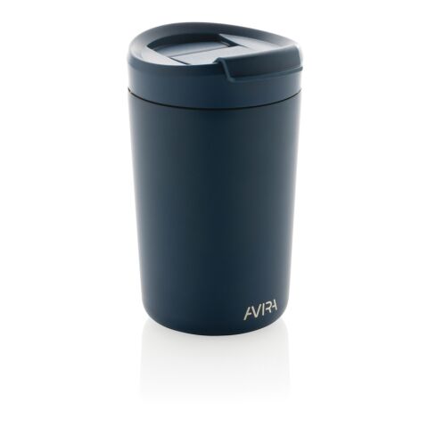 Mug 300ml en acier recyclé RCS Avira Alya blue marin | sans marquage | non disponible | non disponible