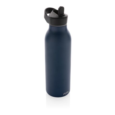 Bouteille d&#039;eau 500ml fliptop en acier RCS Avira Ara blue marin | sans marquage | non disponible | non disponible