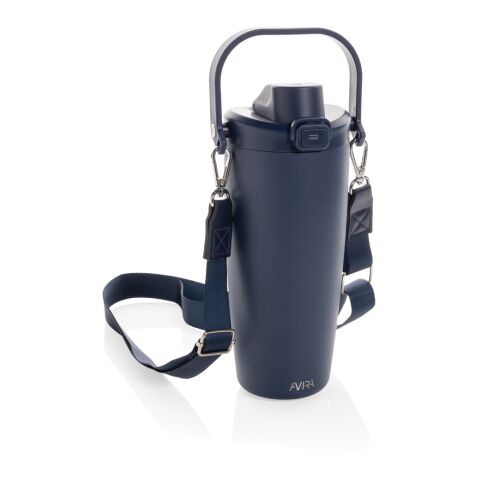 Mug en acier RCS avec bandoulière Avira Ayala blue marin | sans marquage | non disponible | non disponible