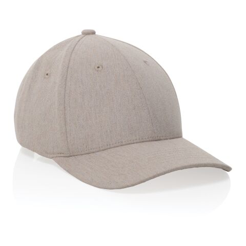 Casquette 6 panneaux 200gr chiné et recyclé AWARE™ Milo blanc | sans marquage | non disponible | non disponible | non disponible