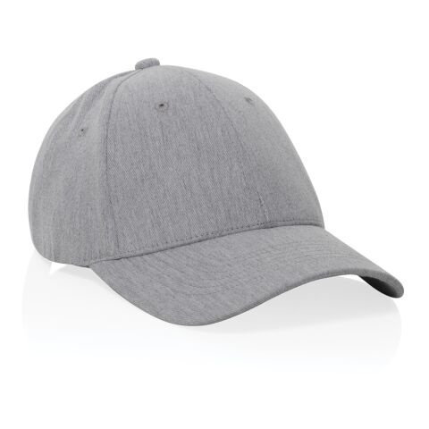 Casquette 6 panneaux 200gr chiné et recyclé AWARE™ Milo gris | sans marquage | non disponible | non disponible | non disponible