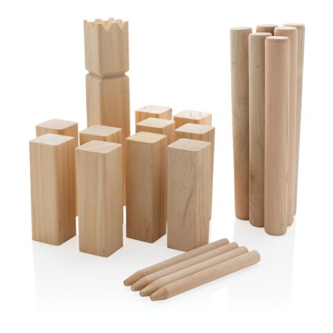 Jeu de Kubb en bois marron | sans marquage | non disponible | non disponible