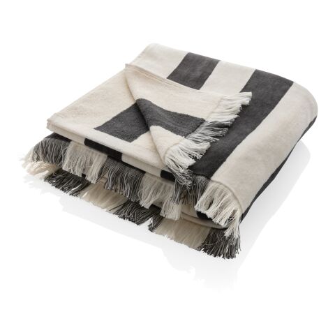 Serviette de plage Ukiyo Yukari AWARE™ Made in Europe antracite | sans marquage | non disponible | non disponible | non disponible