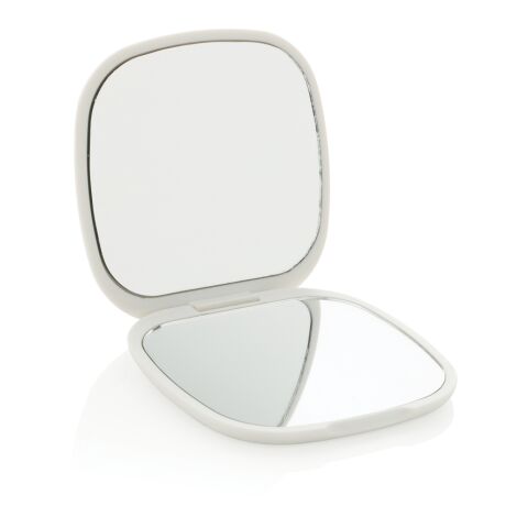 Miroir de poche en plastique recyclé RCS Reflecta blanc | sans marquage | non disponible | non disponible