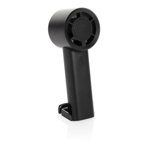 Ventilateur portable en plastique recyclé RCS Twist noir | sans marquage | non disponible | non disponible