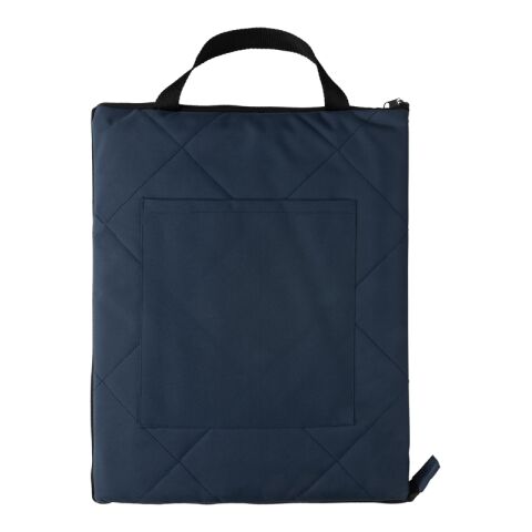 Couverture pique-nique pliable en rPET Impact Aware™ bleu marine | sans marquage | non disponible | non disponible | non disponible