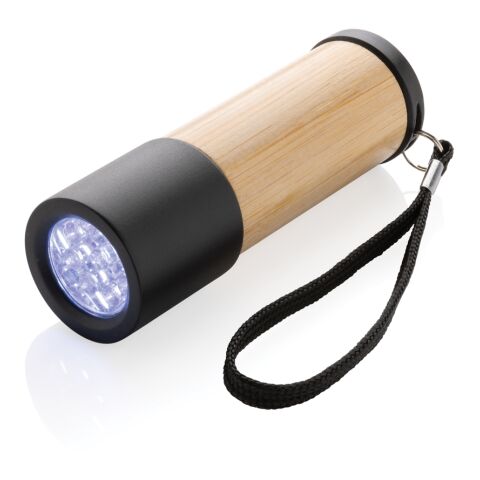 Lampe torche en bambou et plastique recyclé RCS marron | sans marquage | non disponible | non disponible