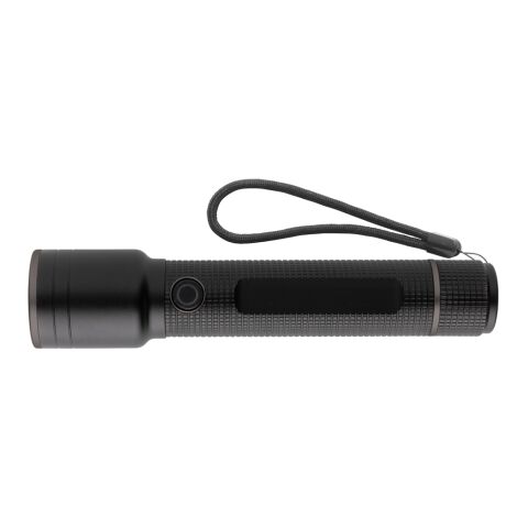 Lampe torche 10W rechargeable par USB en alu RCS Gear X noir | sans marquage | non disponible | non disponible