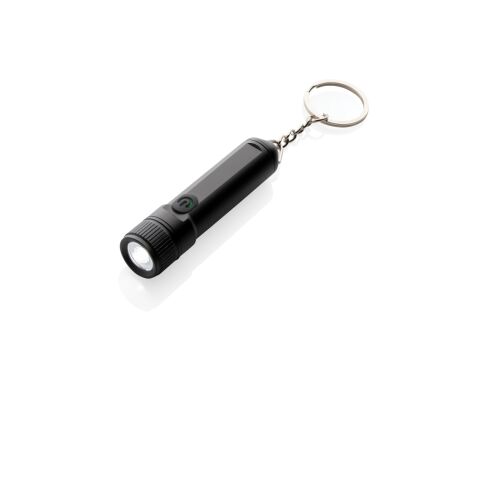 Porte-clés torche rechargeable Gear X noir | sans marquage | non disponible | non disponible