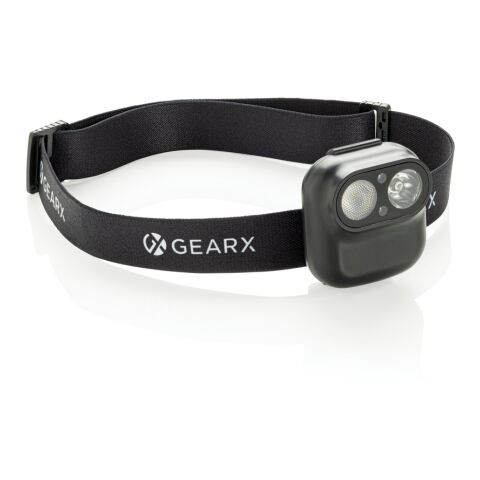 Lampe frontale avec capteur de mouvement en ABS RCS Gear X noir | sans marquage | non disponible | non disponible