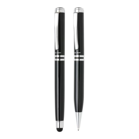 Set stylo exécutif noir-argent | sans marquage | non disponible | non disponible | non disponible