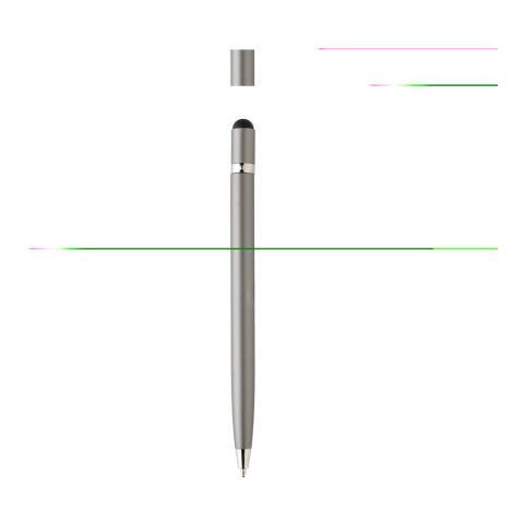 Stylo en métal épuré argent | sans marquage | non disponible | non disponible | non disponible