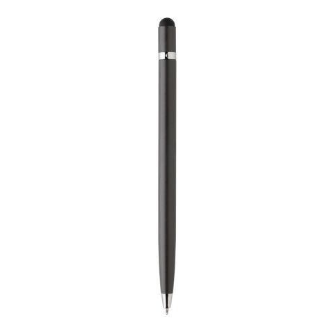 Stylo en métal épuré gris | sans marquage | non disponible | non disponible | non disponible