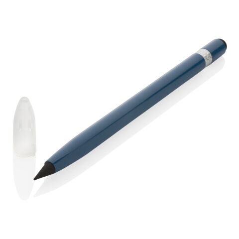 Crayon sans encre en aluminium avec gomme bleu | sans marquage | non disponible | non disponible