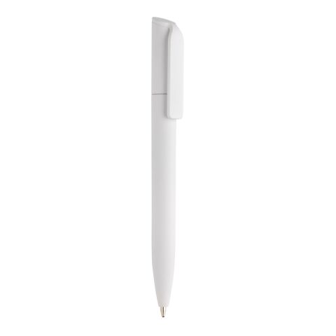 Mini stylo en ABS recyclé certifié GRS Pocketpal blanc | sans marquage | non disponible | non disponible