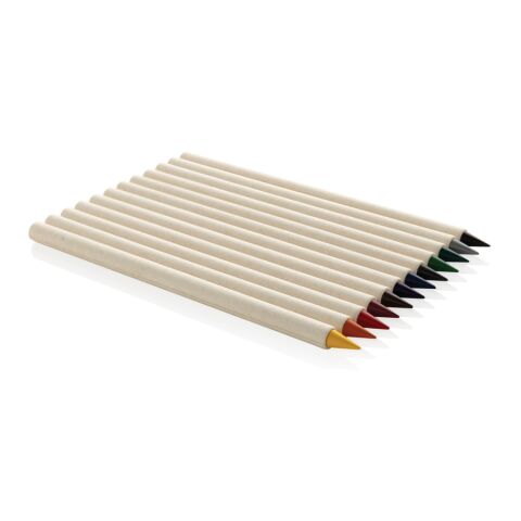 Set de 12 crayons de couleur GRS Infinity Micki blanc | sans marquage | non disponible | non disponible