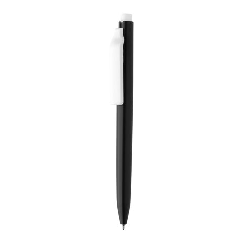 Stylo avec encre ultra glissante en ABS recyclé GRS Vibe noir-blanc | sans marquage | non disponible | non disponible