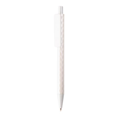 Stylo X3 Edition métal en aluminium recyclé RCS blanc