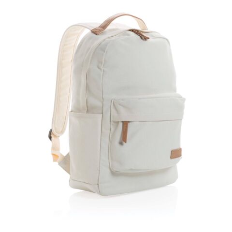 Sac à dos Impact AWARE™ en toile 16oz recyclé blanc | sans marquage | non disponible | non disponible | non disponible