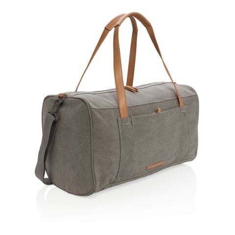 Sac week-end en toile gris | sans marquage | non disponible | non disponible | non disponible