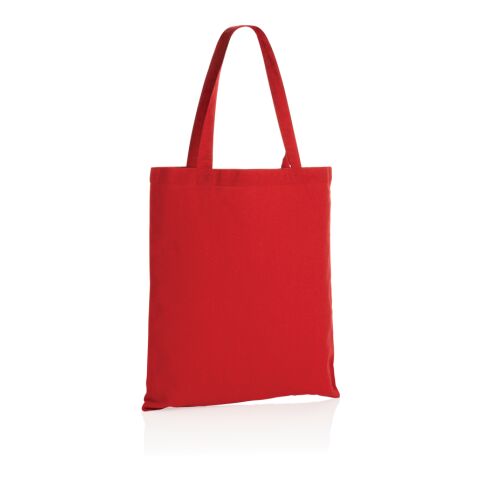 Sac tote bag en coton recyclé 145 gr Impact AWARE™ rouge | sans marquage | non disponible | non disponible | non disponible