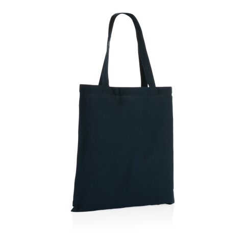 Sac tote bag en coton recyclé 145 gr Impact AWARE™ bleu marine | sans marquage | non disponible | non disponible | non disponible