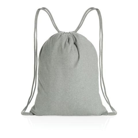 Sac à dos cordelettes en coton recyclé 145 gr Impact AWARE™ gris | sans marquage | non disponible | non disponible | non disponible