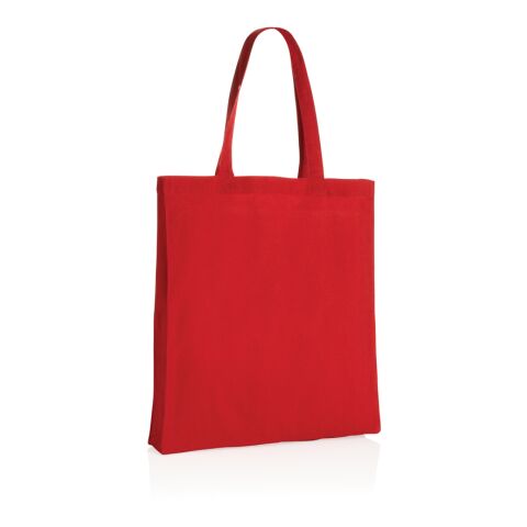 Sac tote en coton recyclé avec fond amovible Impact AWARE™ rouge | sans marquage | non disponible | non disponible | non disponible