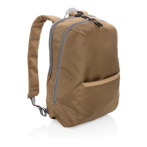 Sac à dos pour ordinateur 15,6 pouces Impact AWARE™ 1200D marron-gris | sans marquage | non disponible | non disponible | non disponible