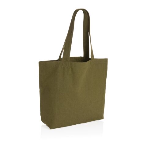 Sac shopping en toile 240g/m² recyclée non teinté Aware™ vert | sans marquage | non disponible | non disponible | non disponible