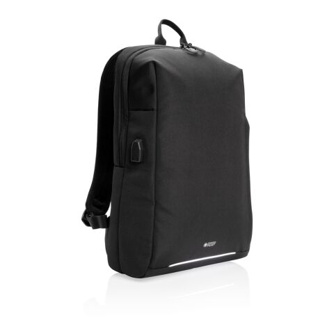 Sac à dos avec port USB ordinateur 15,6&#039; Swiss Peak AWARE™ noir | sans marquage | non disponible | non disponible | non disponible