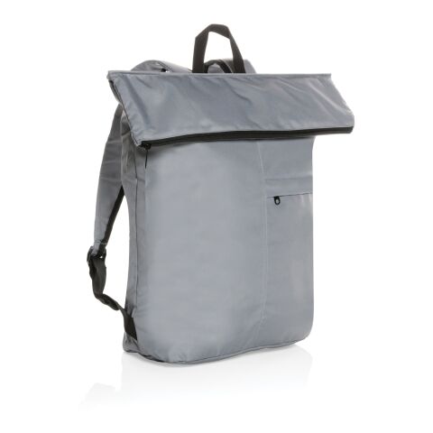 Sac à dos pliable Dillon en rPET AWARE™ gris | sans marquage | non disponible | non disponible | non disponible